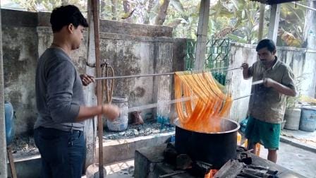 Natural Yarn Dyeing process